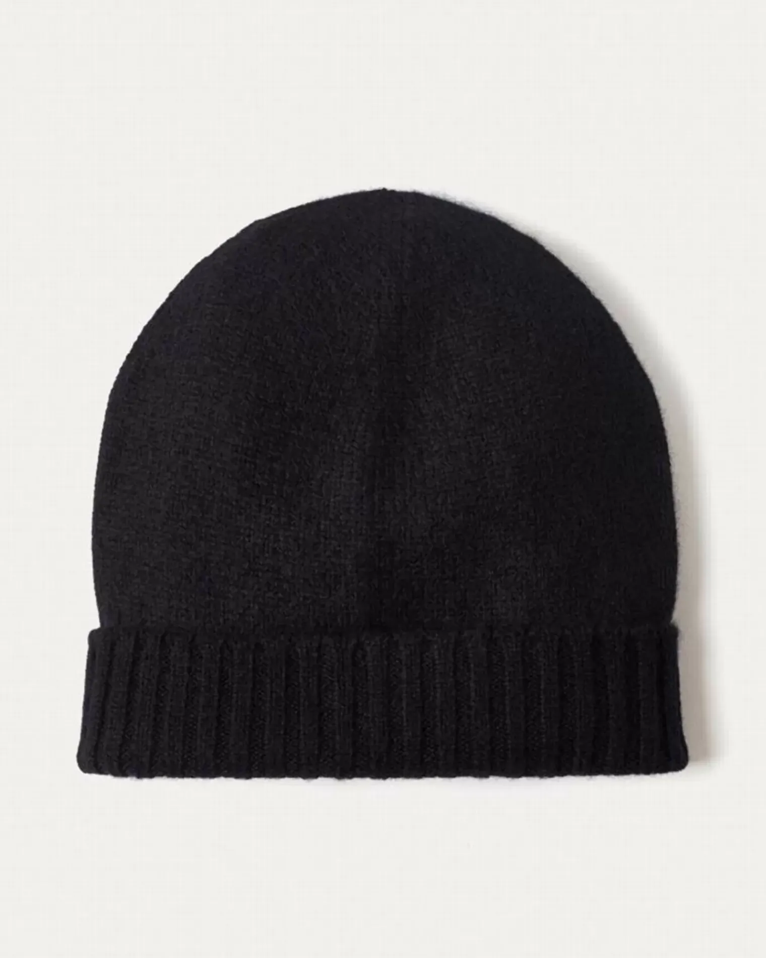 Kujten Hats & Headbands>Plain Unisex Cashmere Hat, 6-Threads Noir