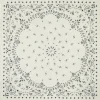 Kujten Scarves & Snoods>Printed Very Large Cashmere Bandana Blanc