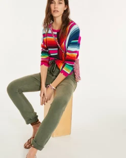 Kujten Sweaters & Sweatshirts>Round Neck Cashmere Sweater Rose Magenta