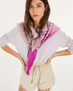 Kujten Sweaters & Sweatshirts>Round Neck Cashmere Sweater Parme Chine