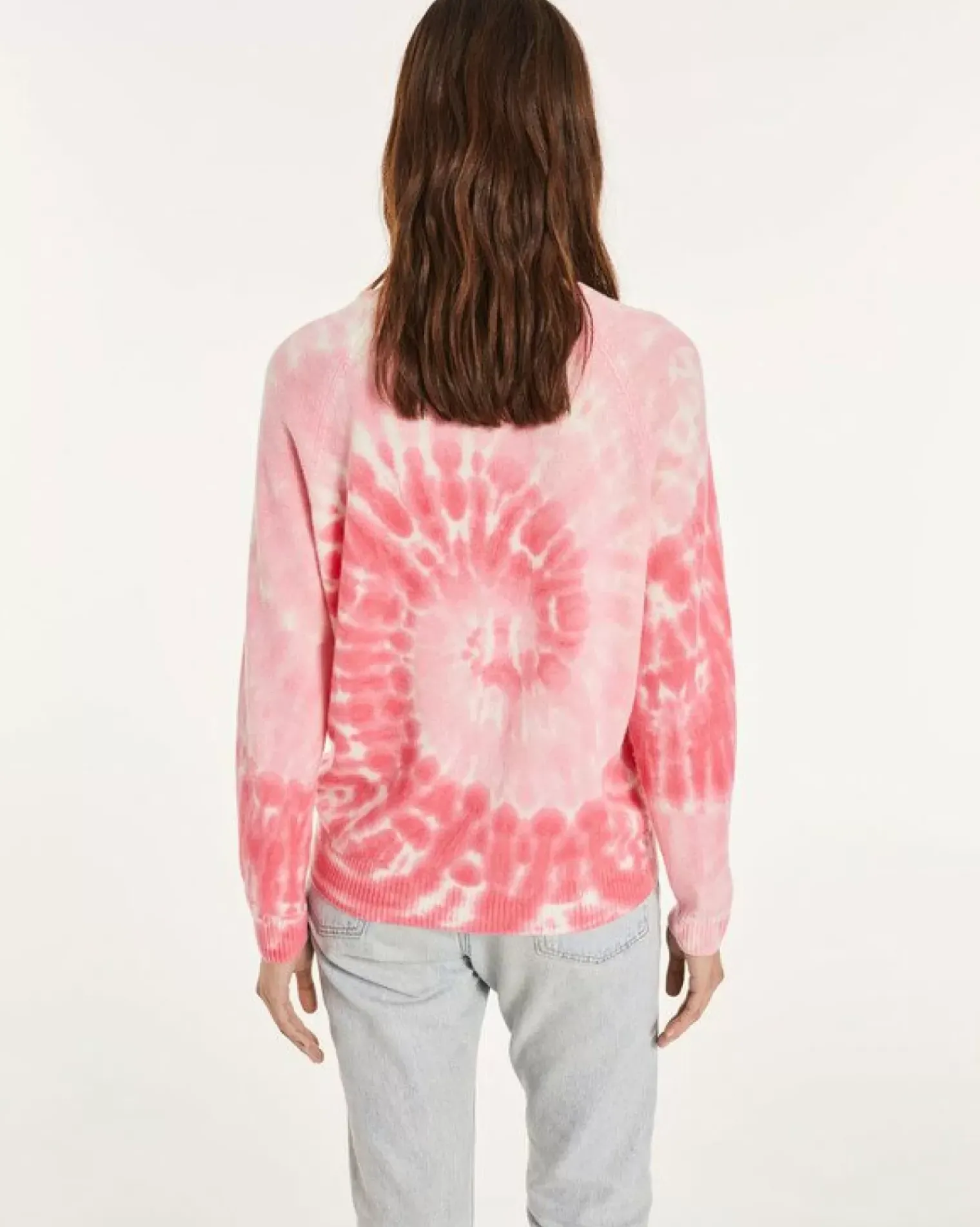 Kujten Sweaters & Sweatshirts>Round Neck Cashmere Sweater Rose Fluo