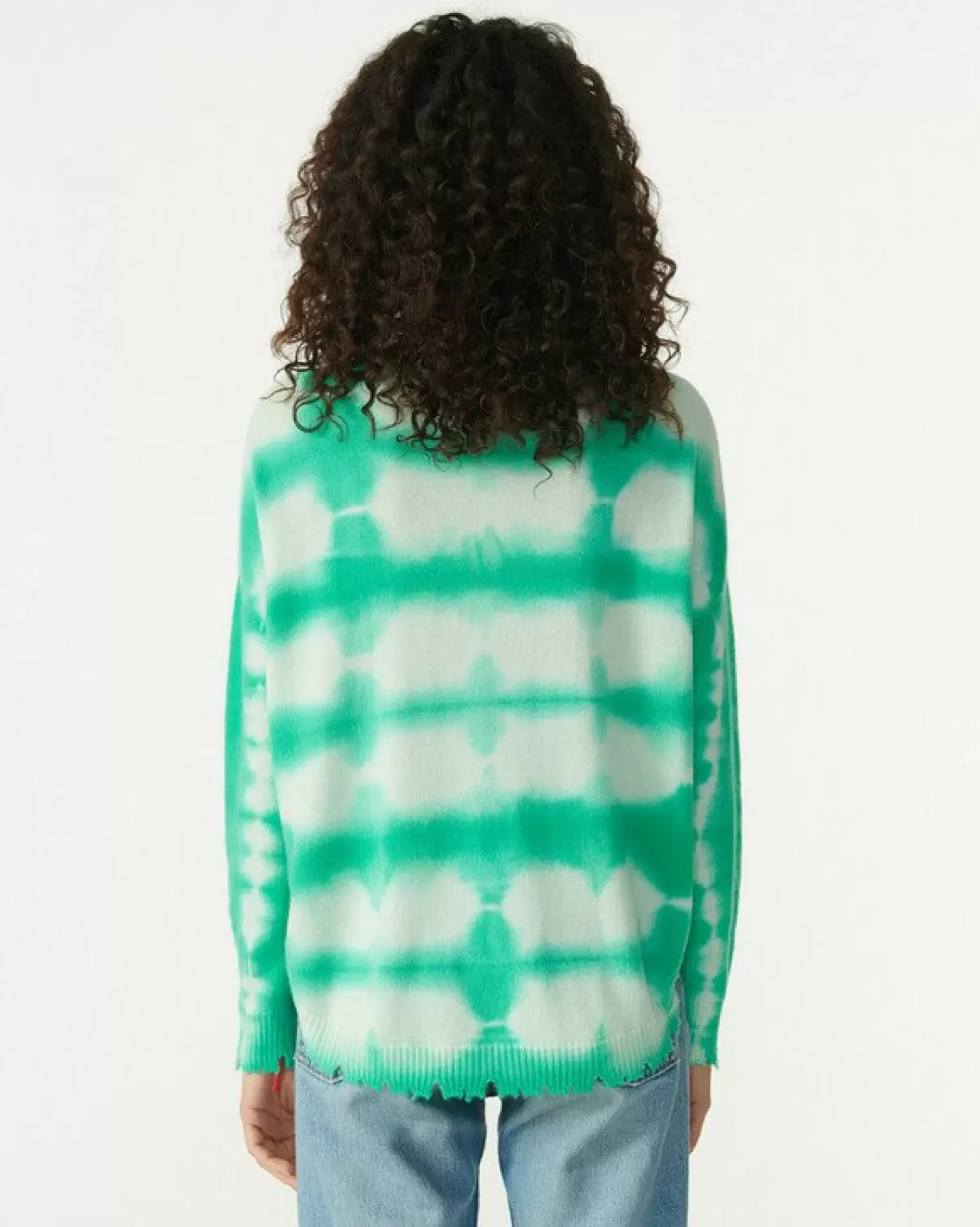 Kujten Sweaters & Sweatshirts>Round Neck Cashmere Sweater Vert Jade