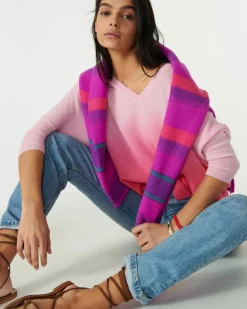 Kujten Sweaters & Sweatshirts>Round Neck Cashmere Sweater Candy Pink