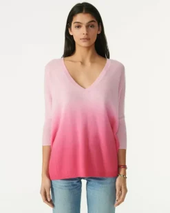 Kujten Sweaters & Sweatshirts>Round Neck Cashmere Sweater Candy Pink