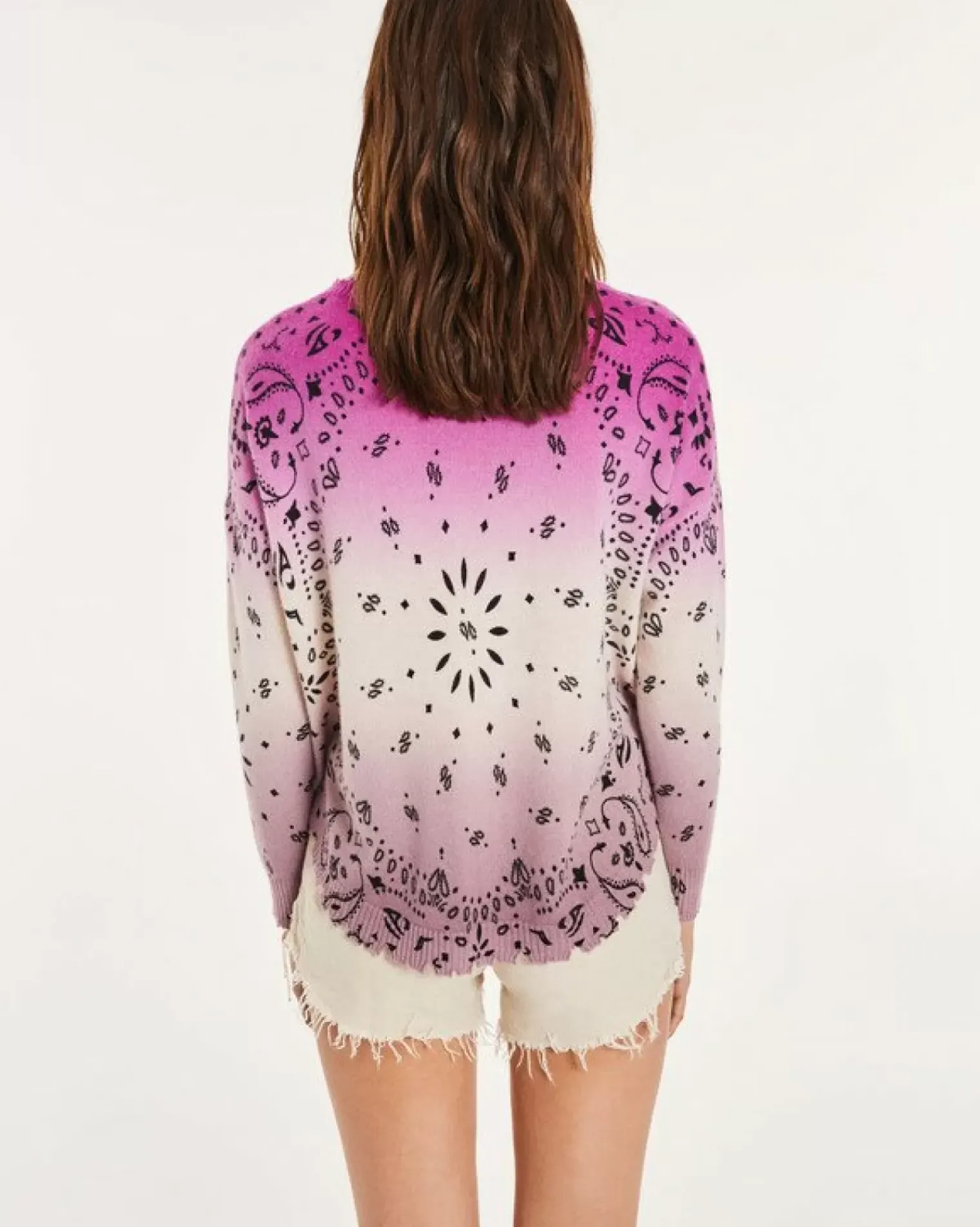 Kujten Sweaters & Sweatshirts>Round Neck Cashmere Sweater Rose Pale