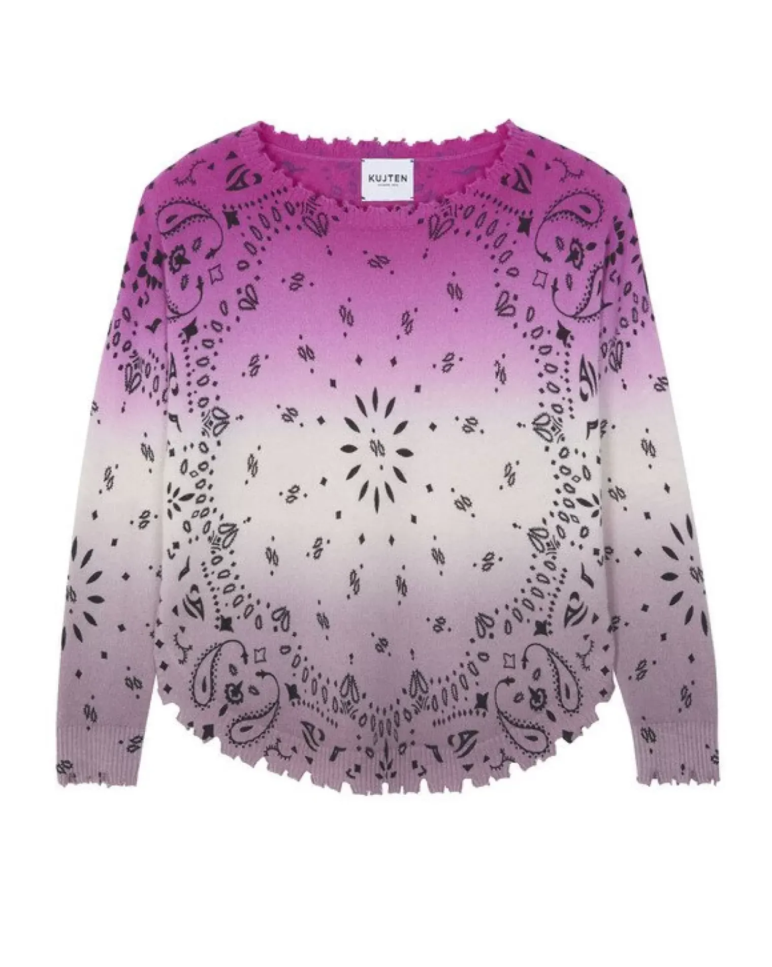 Kujten Sweaters & Sweatshirts>Round Neck Cashmere Sweater Rose Pale