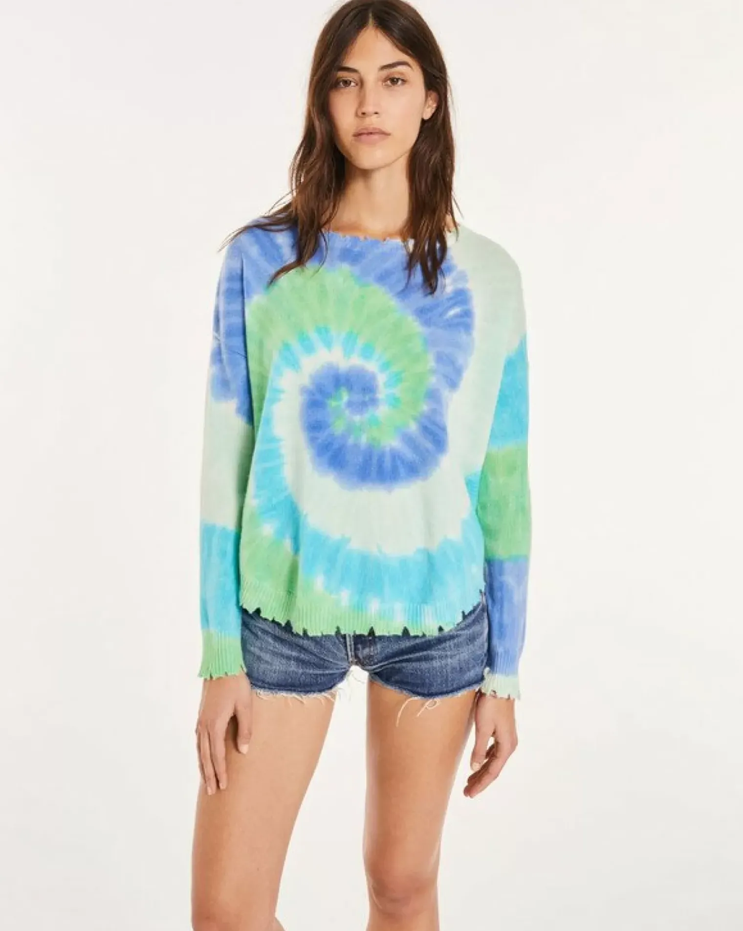 Kujten Sweaters & Sweatshirts>Round Neck Cashmere Sweater Vert Gazon