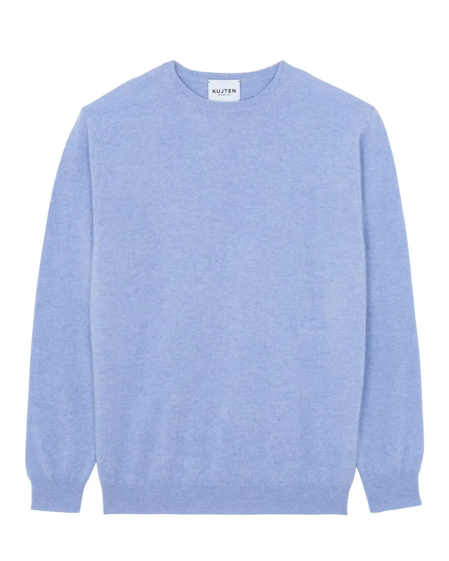 Kujten Sweaters & Sweatshirts>Round Neck Long Sleeves Cashmere Sweater Bleu Jeans