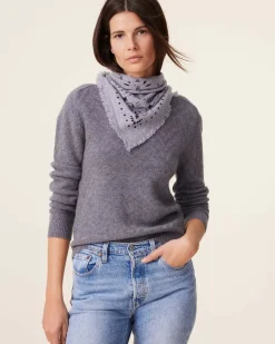 Kujten Sweaters & Sweatshirts>Round-Neck Cashmere Sweater, 4-Threads Gris Flanelle