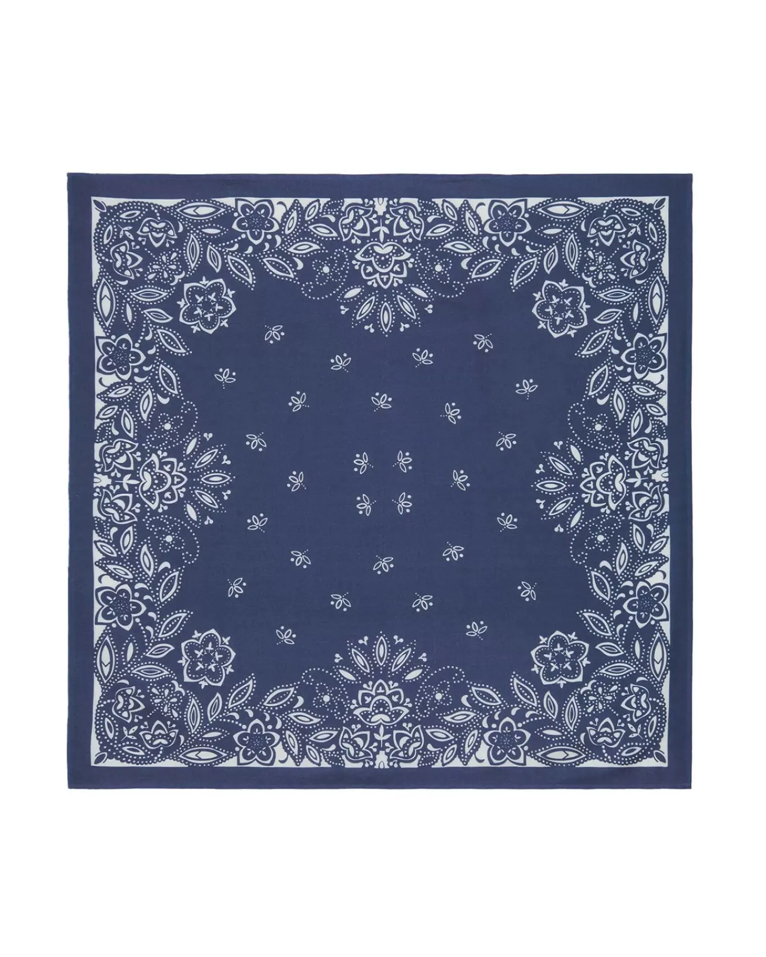 Kujten Scarves & Snoods>Silk-Cashmere Scarf Bleu Marine Fonce