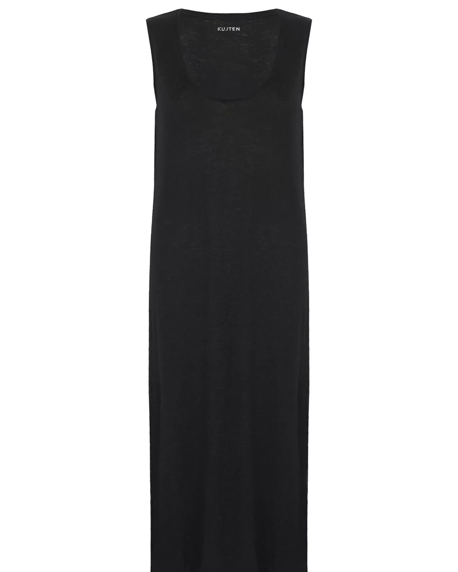 Kujten Dresses & Skirts>Sleeveless Linen Long Dress Noir