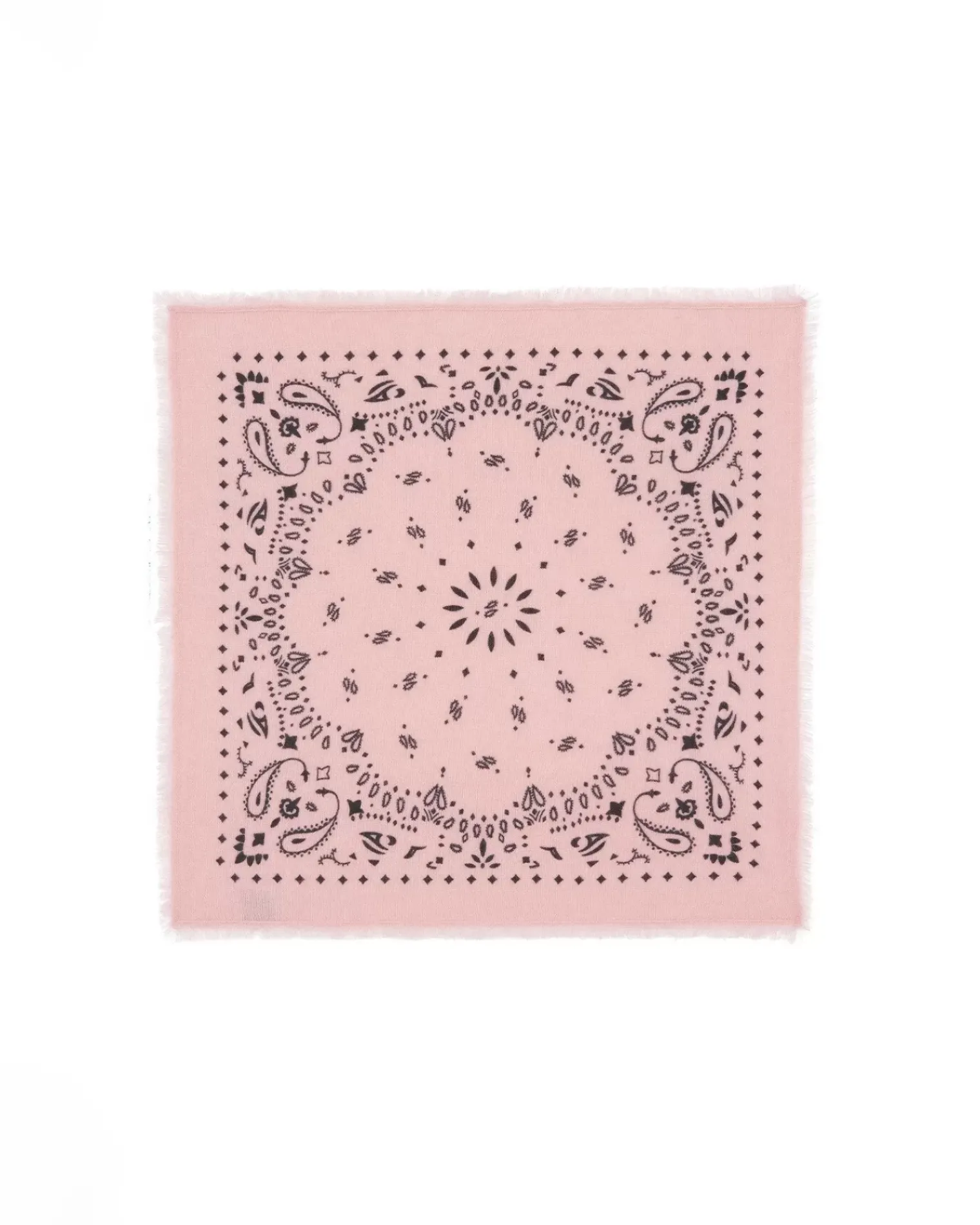 Kujten Scarves & Snoods>Small Cashmere Bandana , 2-Threads Rose Guimauve