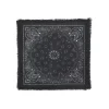 Kujten Bandanas>Small Cashmere Bandana, 2-Threads Noir