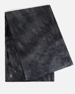 Kujten Scarves & Snoods>Tie & Dye Off-Gauge Cashmere Scarf Gris Flanelle