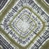 Kujten Scarves & Snoods>Tie & Dye Very Large Cashmere Bandana Kaki Fonce