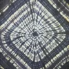 Kujten Scarves & Snoods>Tie & Dye Very Large Cashmere Bandana Noir