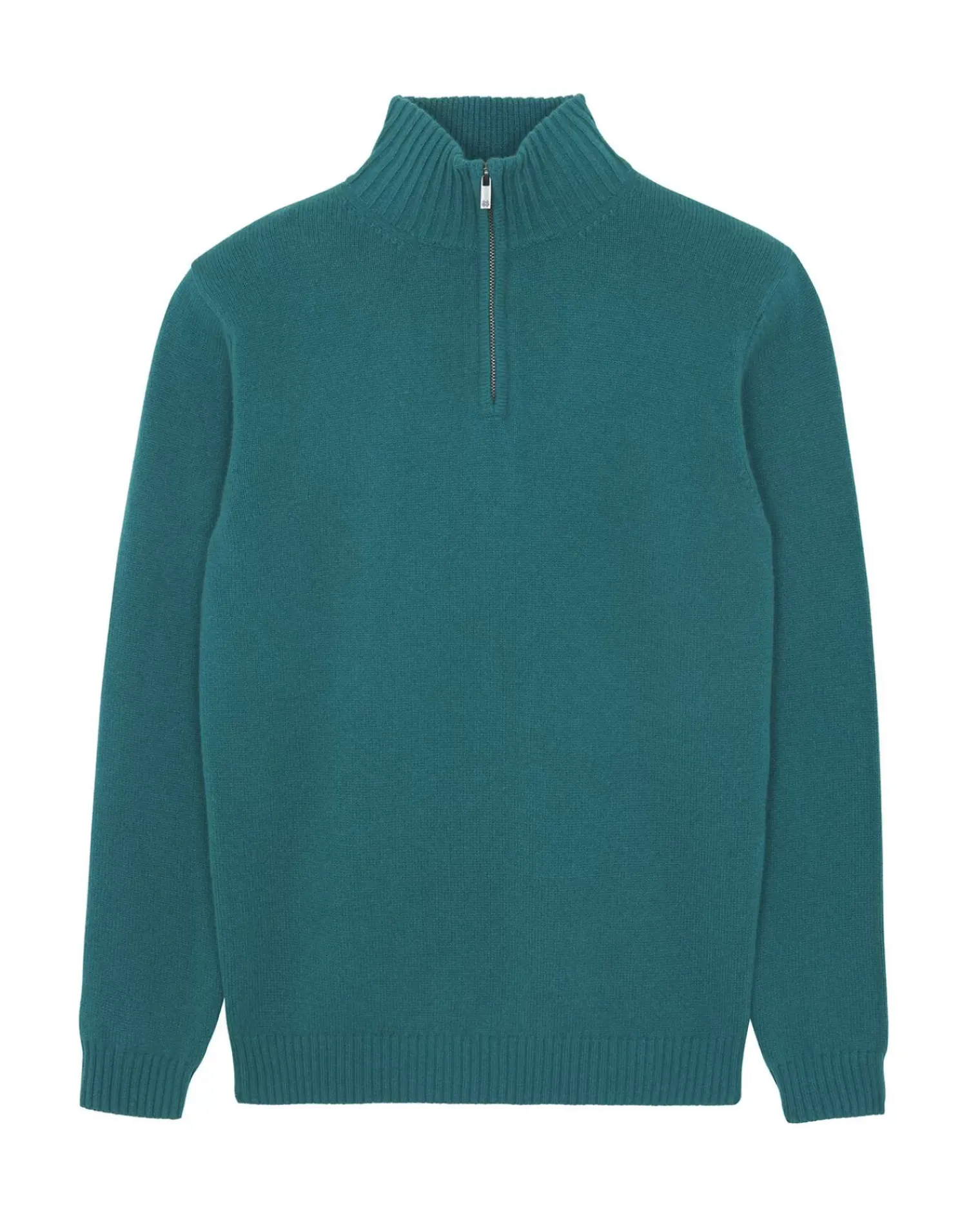 Kujten Sweaters & Sweatshirts>Turtleneck Cashmere Sweater, 4-Threads Vert Perroquet