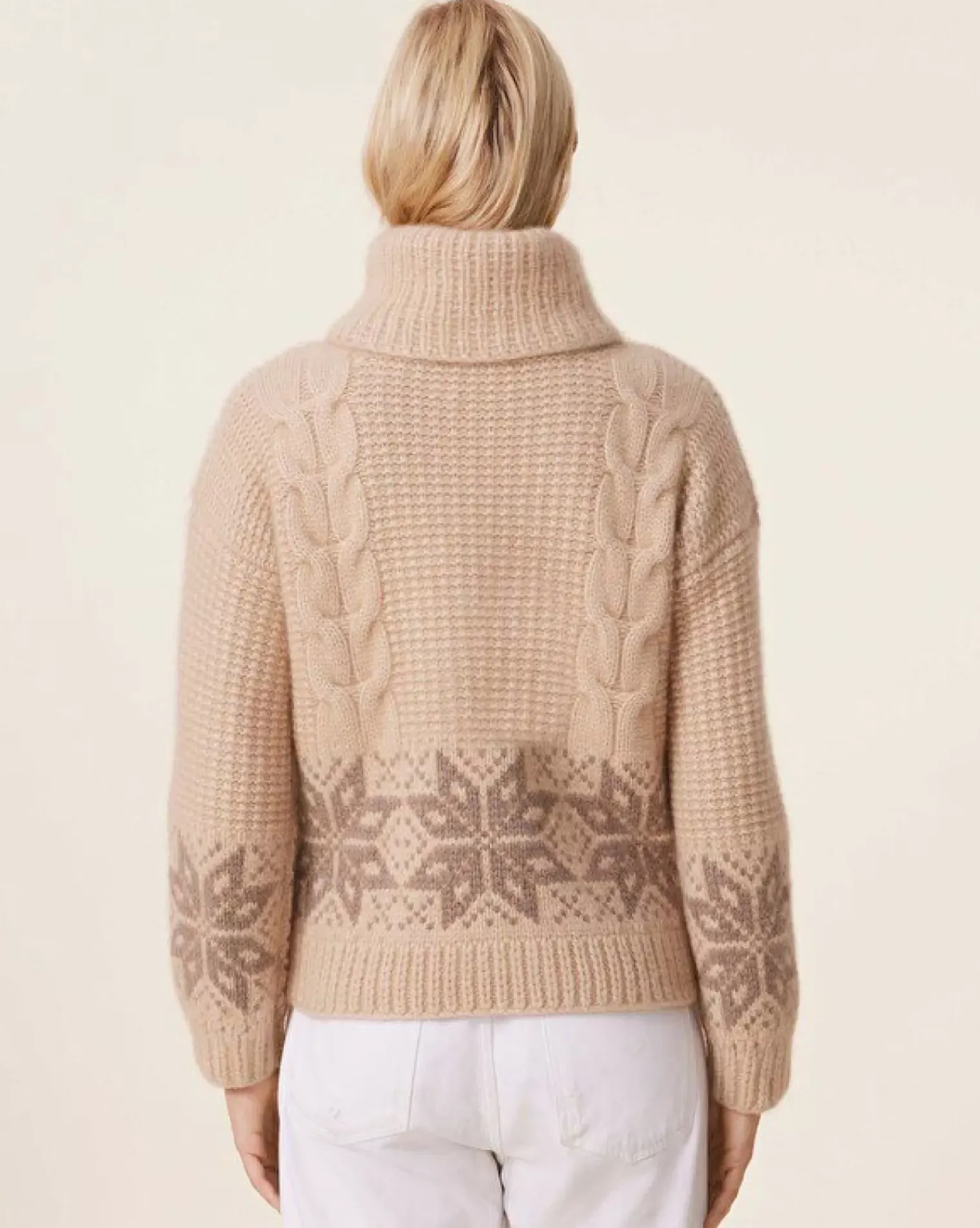 Kujten Sweaters & Sweatshirts>Turtleneck Cashmere Sweater, 10-Threads Organique