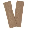 Kujten Gloves & Mittens>Twisted Cashmere Mittens Camelo