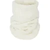 Kujten Scarves & Snoods>Twisted Cashmere Snood, 6-Threads Blanc