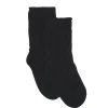 Kujten Socks & Leg Warmers>Twisted Cashmere Socks, 6-Threads Noir