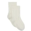Kujten Socks & Leg Warmers>Twisted Cashmere Socks, 6-Threads Blanc