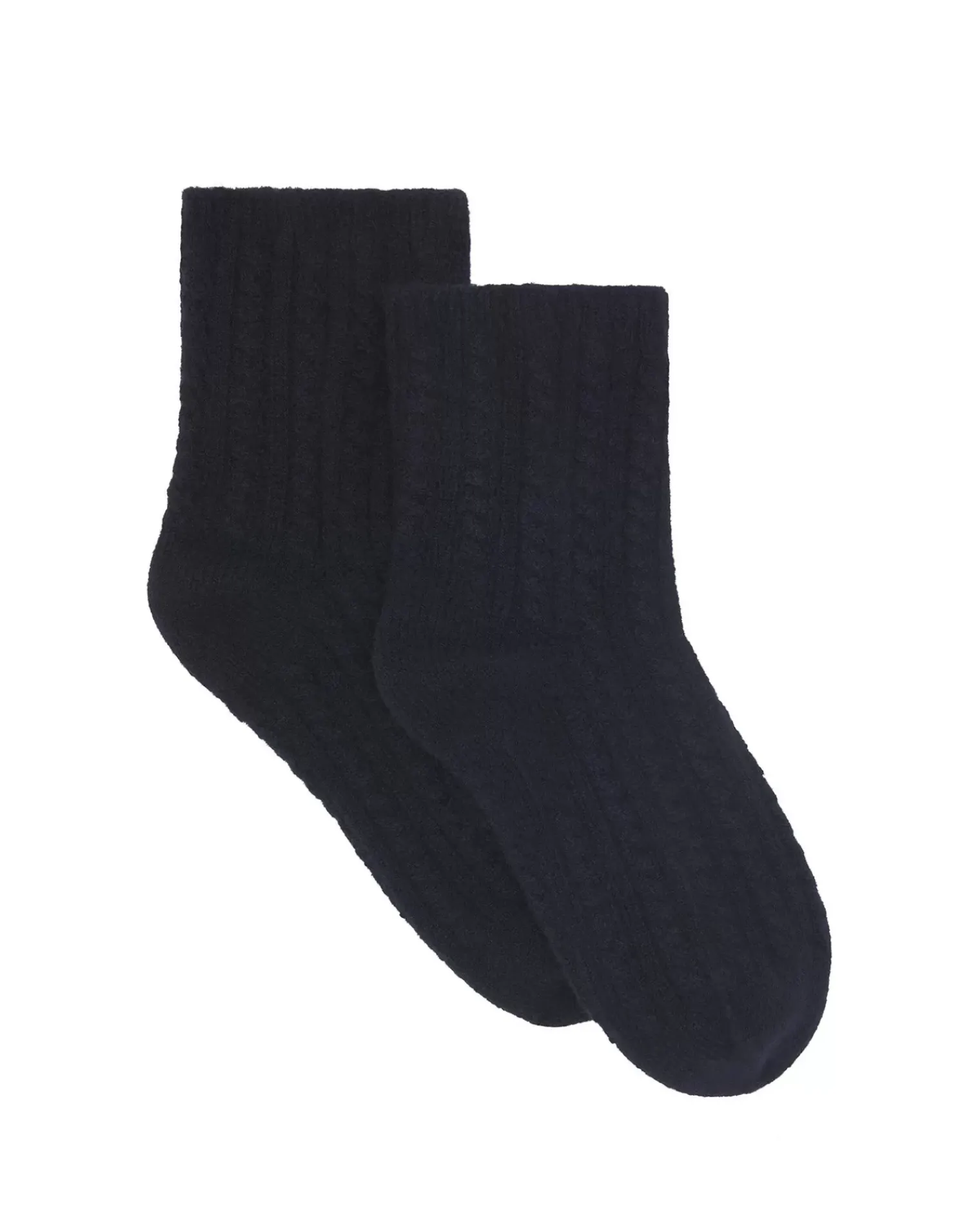 Kujten Socks & Leg Warmers>Twisted Cashmere Socks, 4-Threads Bleu Marine Fonce