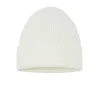 Kujten Hats & Headbands>Unisex Beanie With Cashmere Cuff, 2-Threads Blanc
