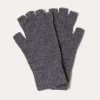Kujten Gloves & Mittens>Unisex Cashmere Finger Mittens, 4-Threads Gris Flanelle