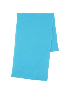 Kujten Scarves & Snoods>Unisex Cashmere Scarf Bleu Turquoise