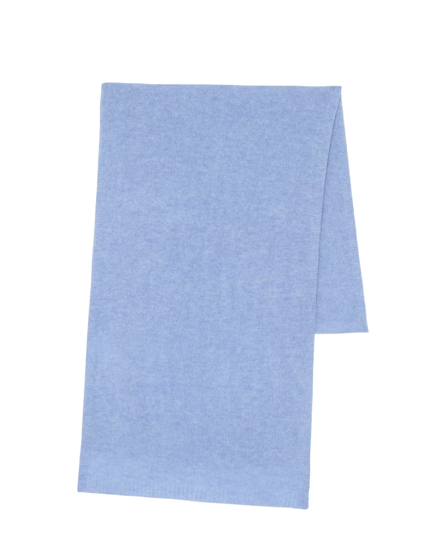 Kujten Scarves & Snoods>Unisex Cashmere Scarf, 2-Threads Bleu Jeans