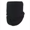 Kujten Scarves & Snoods>Unisex Moss Stitched Cashmere Snood, 6-Threads Noir