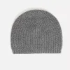 Kujten Hats & Headbands>Unisex Plain Cashmere Hat Gris Flanelle