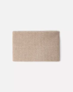 Kujten Scarves & Snoods>Unisex Plain Colored Cashmere Collar Beige Chine