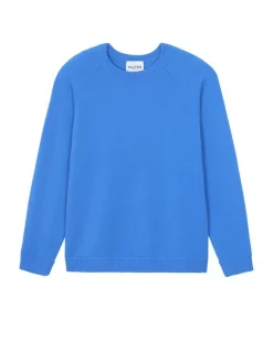 Kujten Sweaters & Sweatshirts>Unisex Round Neck Sweatshirt Bleu Kabalos