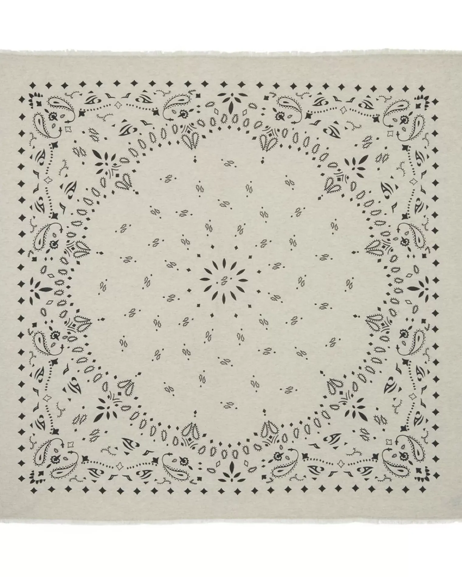 Kujten Scarves & Snoods>Very Large Cashmere Bandana, 2-Threads Avoine