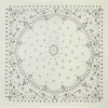 Kujten Scarves & Snoods>Very Large Cashmere Bandana, 2-Threads Blanc