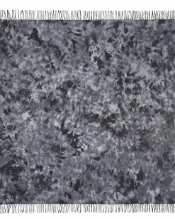 Kujten Scarves & Snoods>Very Large Fringed Bandana Gris Flanelle