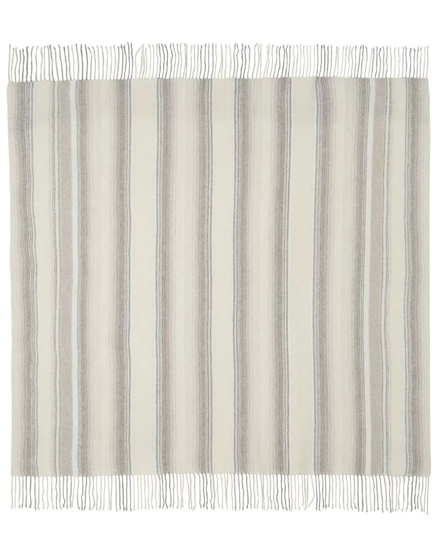 Kujten Scarves & Snoods>Very Large Fringed Bandana Organique