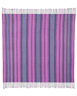 Kujten Scarves & Snoods>Very Large Fringed Bandana Violet