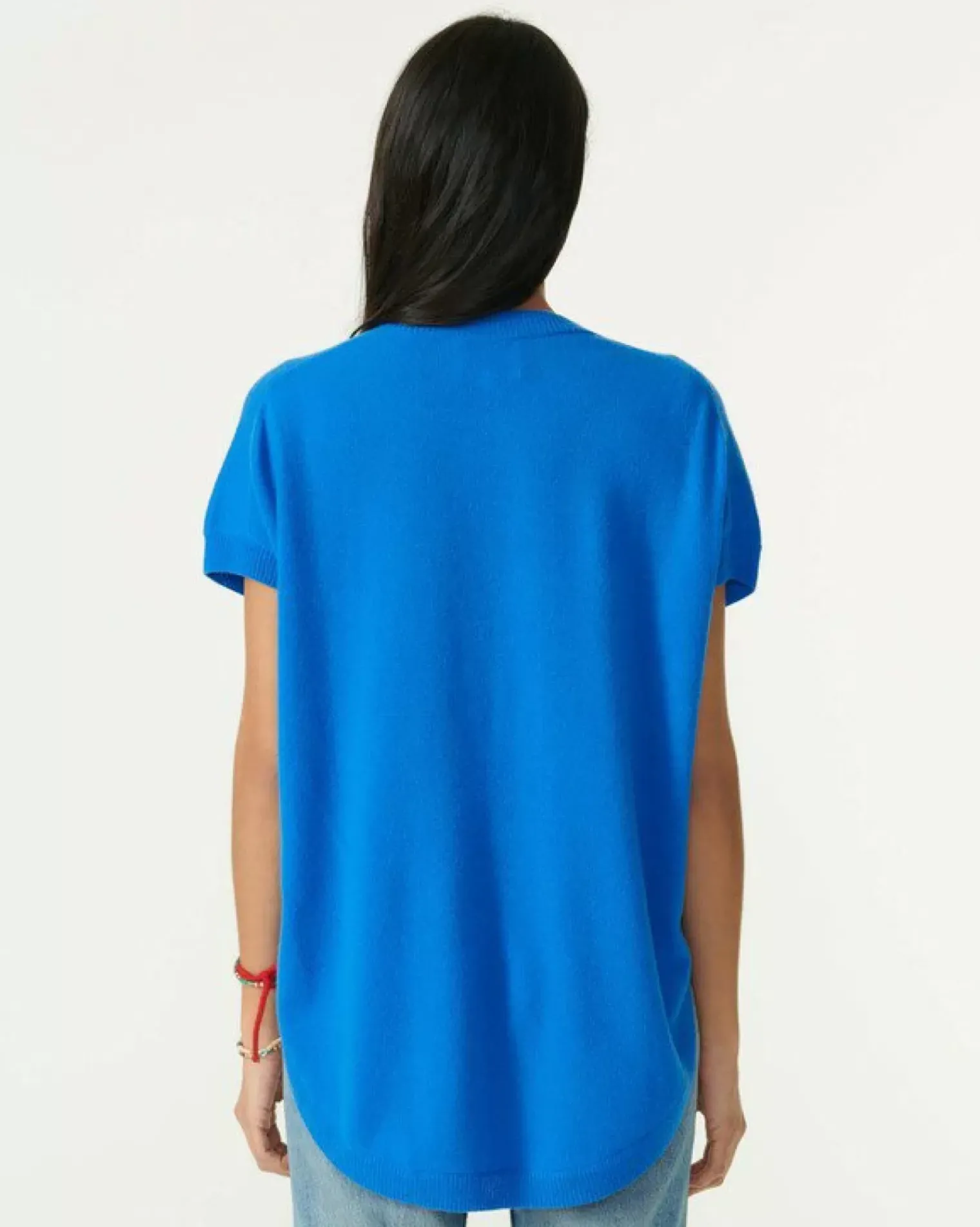 Kujten Sweaters & Sweatshirts>V-Neck Sleeveless Cashmere Sweater Deep Kabalos