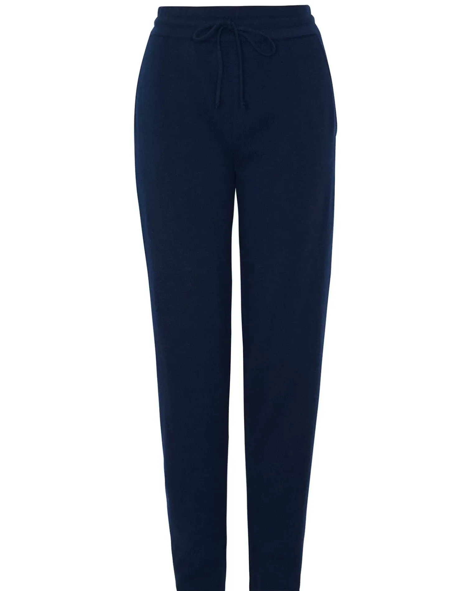 Kujten Joggings & Leggings>Woman Plain Cashmere Jogging Bleu Marine