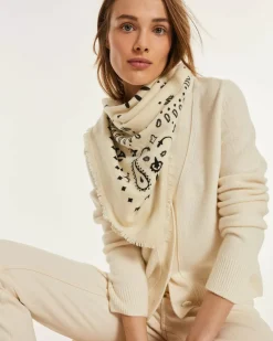 Kujten Jackets & Vests>Woman Short Cashmere Cardigan Blanc