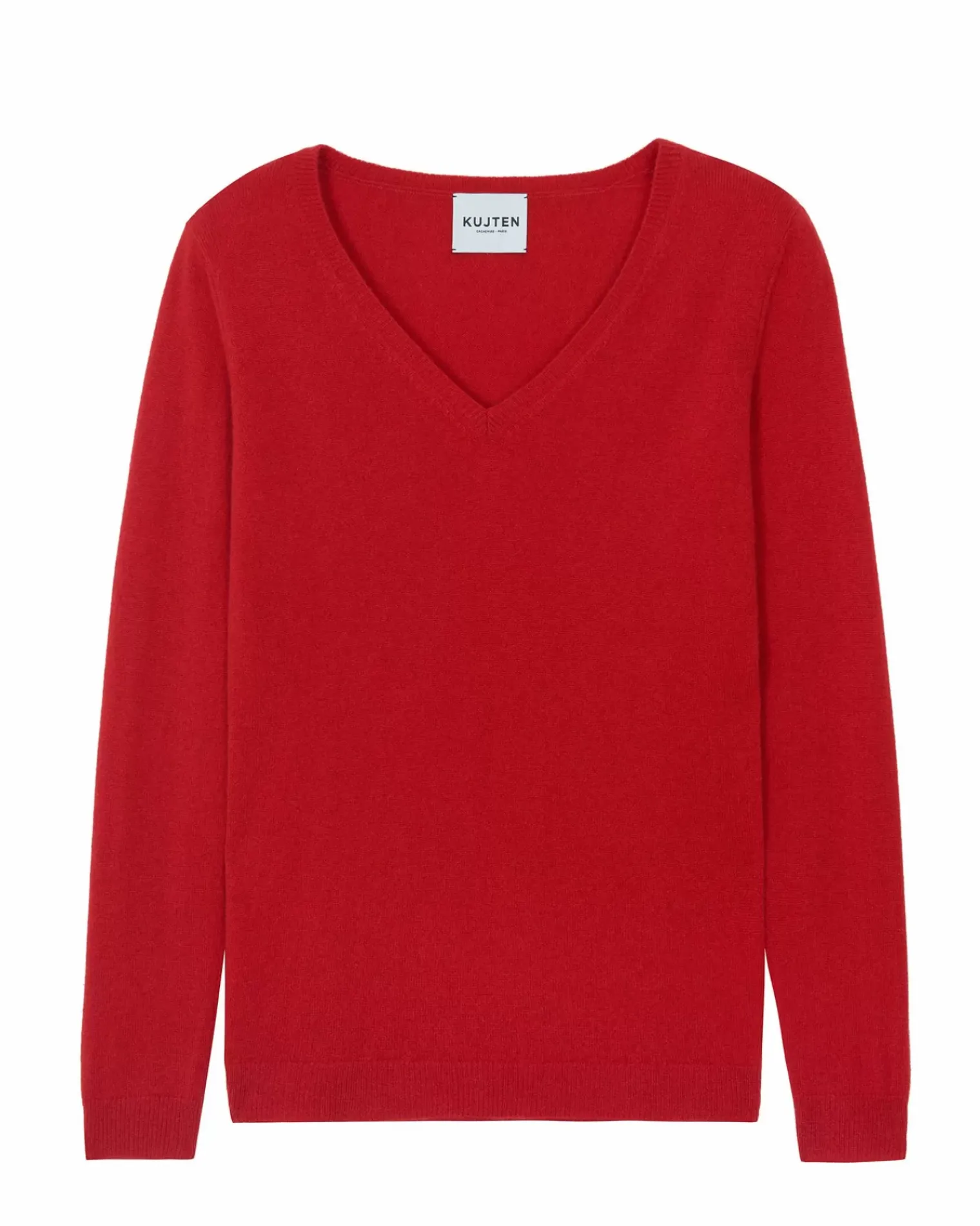 Kujten Sweaters & Sweatshirts>Women Basic Cashmere Sweater Rouge