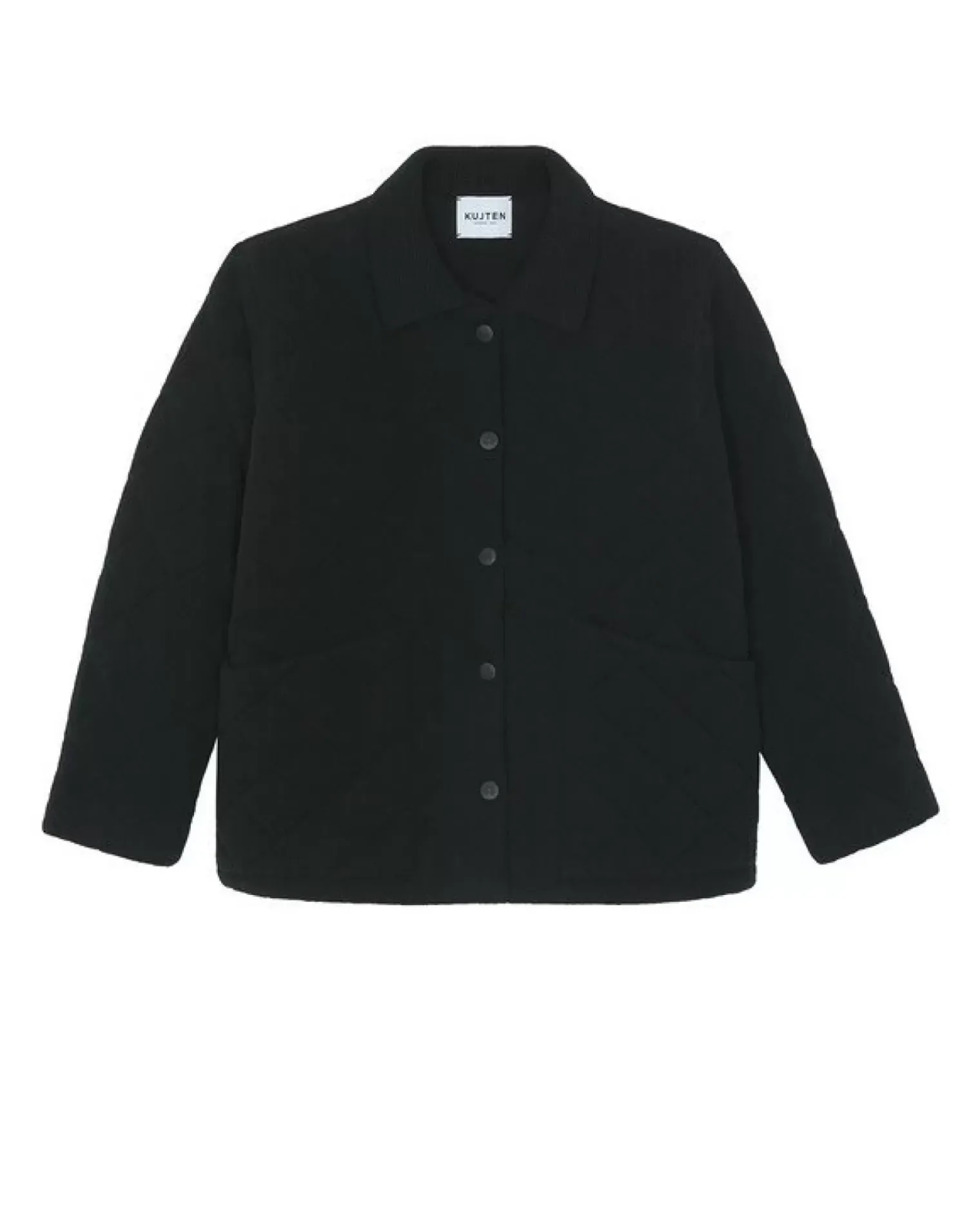 Kujten Coats>Women Cashmere Coat Noir