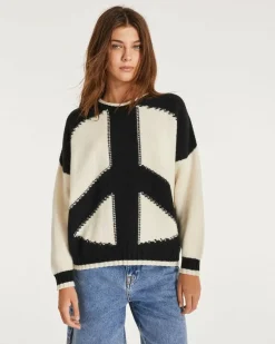 Kujten Sweaters & Sweatshirts>Women Cashmere Cropped Sweater Noir