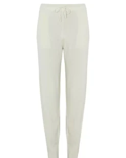 Kujten Joggings & Leggings>Women Cashmere Jogging Blanc Vintage