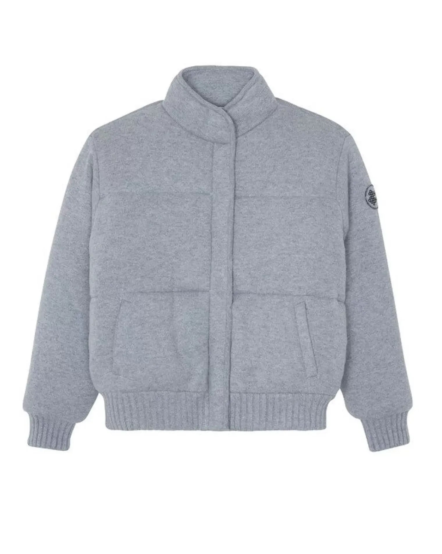 Kujten Coats>Women Cashmere Oversized Coat Gris Chine