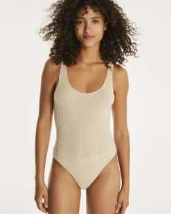 Kujten Body>Women Cashmere Tank Top Body Beige