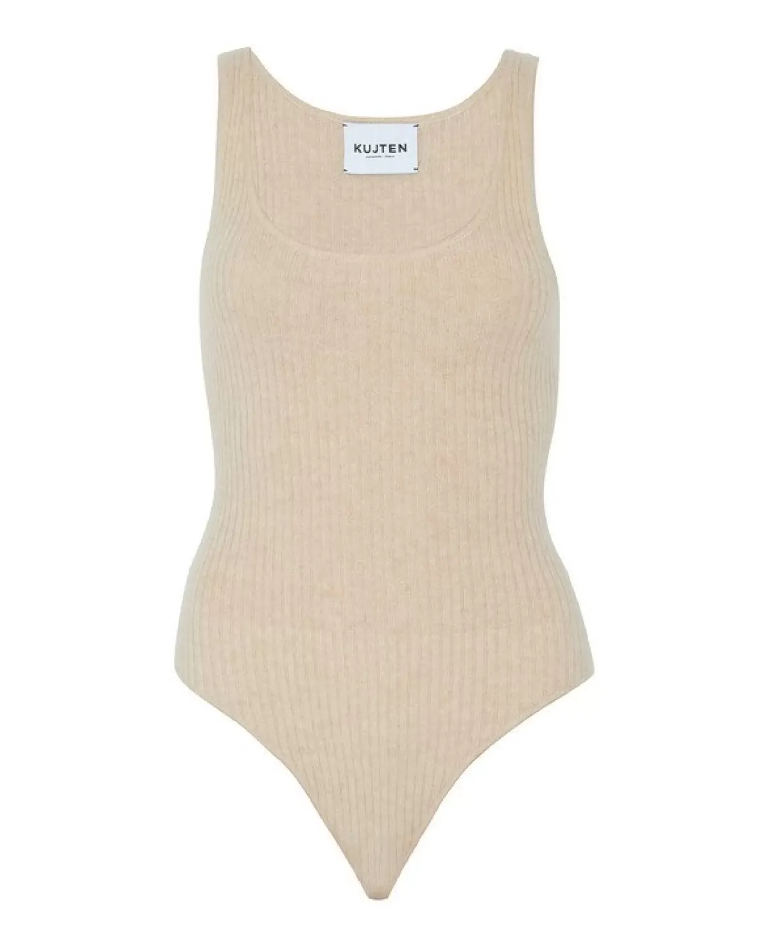 Kujten Body>Women Cashmere Tank Top Body Beige